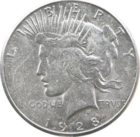1928-S Peace Silver Dollar *7574