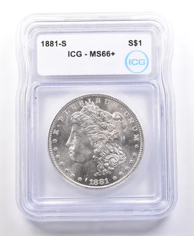 1881-S Morgan Silver Dollar MS66+ ICG *2089