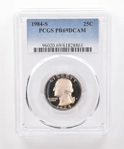1984-S Washington Quarter PR69 DCAM PCGS Beautiful Tone *1912