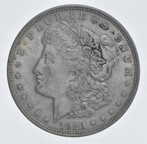 1921 Morgan Silver Dollar - Last Year Issue 90% $1 Bullion *506