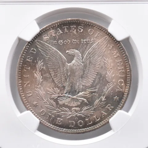 1885-O Morgan Silver Dollar MS63 NGC CAC Beautiful Tone *2408