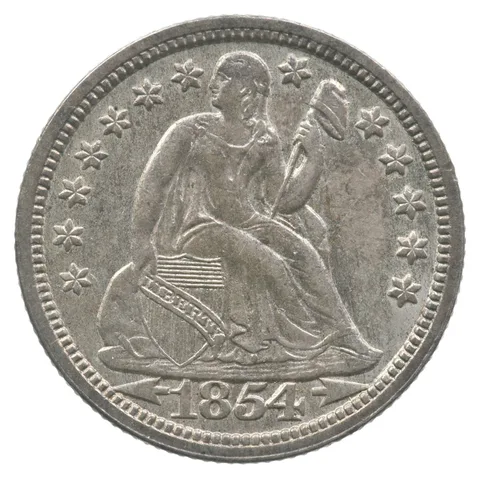 1854 Seated Liberty Dime Arrows *8230