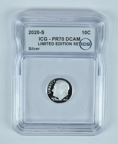 2020-S Roosevelt Dime Silver Limited Edition Set PR70 DCAM ICG
