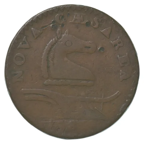 1787 United States Pre-Federal New Jersey Cent m 31-L w5095 a6377
