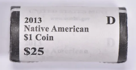 2013-D Sacagawea Dollar Roll of $25 US Mint BU Uncirculated
