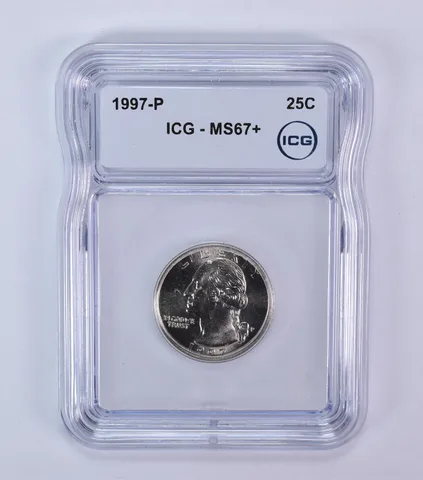 1997-P Washington Quarter MS67+ ICG