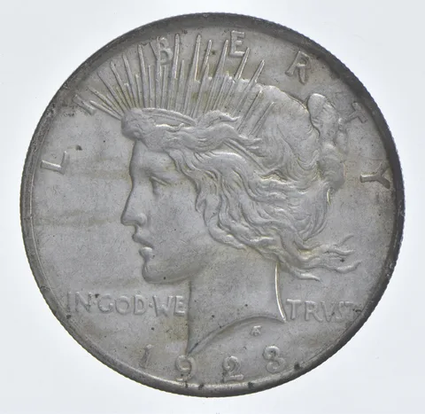 Better - 1923 Peace Silver Dollar - 90% US Coin *691