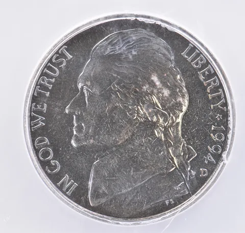 1994-D Jefferson Nickel MS65 FS ICG Beautiful Tone *2148