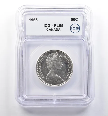 1965 Canada 50 Cents PL65 ICG *0237