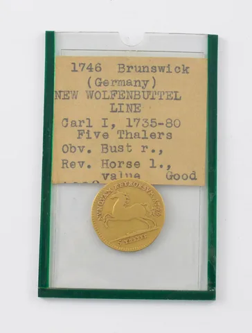 1746 Brunswick 5 Thalers - German State - New Wolfenbuttel Line a3791