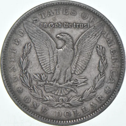 (1) VF 1878-1904 Morgan Silver Dollar - 90% Bulk Lot Collection