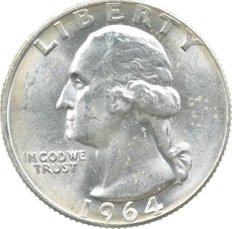 1964-D Washington Quarter - Awesome Color *8915
