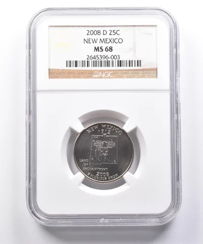 2008-D Washington State Quarter New Mexico MS68 NGC *7319