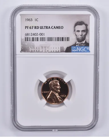 1963 Lincoln Memorial Cent PF67 RD NGC UCAM Special Label