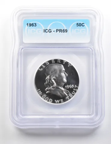 1963 Franklin Half Dollar PR69 ICG *9476