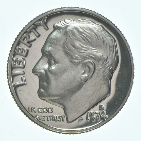 1974-S Roosevelt Dime CLAD Proof