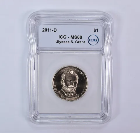 2011-D Presidential $1 Ulysses S Grant SMS MS68 ICG