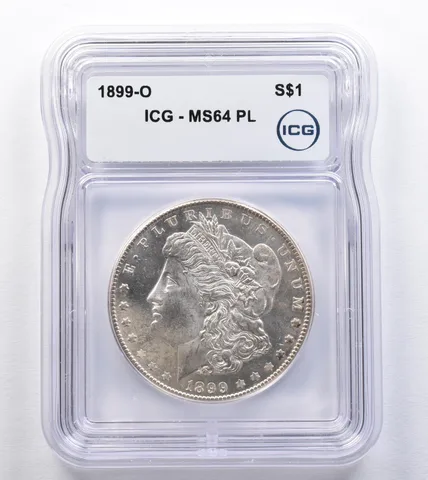 1899-O Morgan Silver Dollar MS64 PL ICG *2489