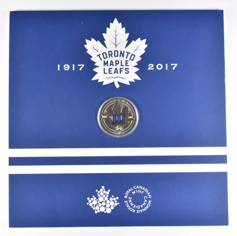 2017 Canada 3 Dollars Silver Toronto Maple Leafs a3594