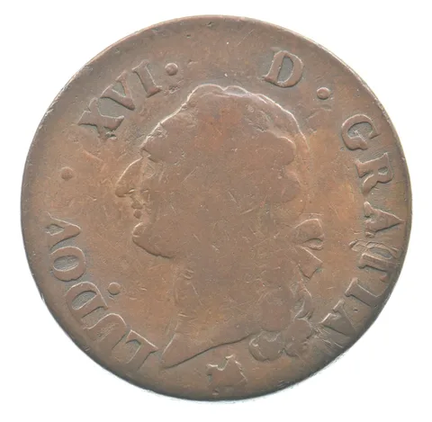 1791 B France 1 Sol *6508