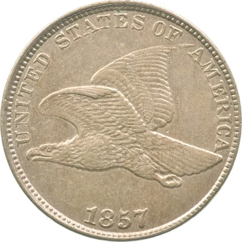 1857 Flying Eagle Cent a8995