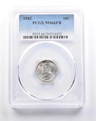 1942 Mercury Dime MS66 FB PCGS *4602