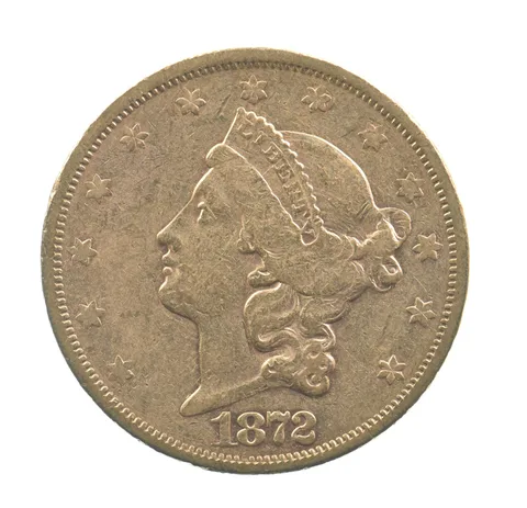 1872-S $20 Liberty Head Gold Double Eagle *4388