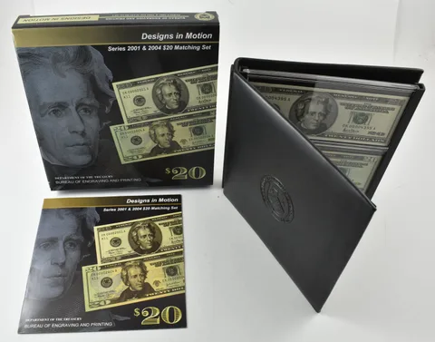 2001/2004 $20 FRN Matching Set Bureau Of Engraving W/ OGP *7936