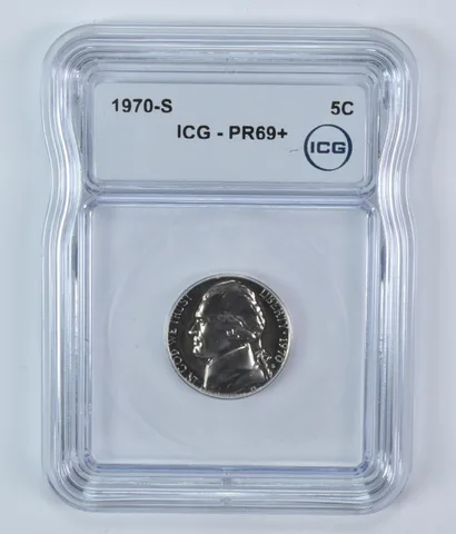 1970-S Jefferson Nickel PR69+ ICG