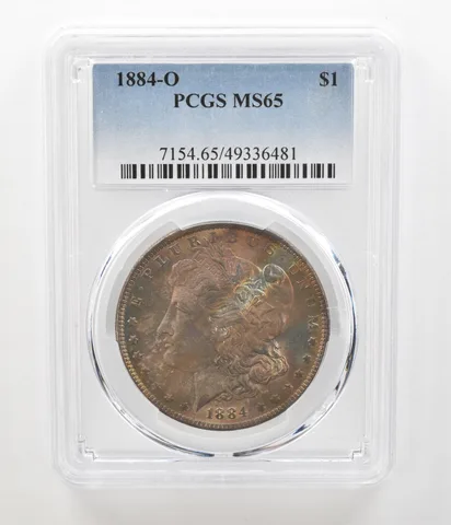 1884-O Morgan Silver Dollar MS65 PCGS Beautiful Tone *4556