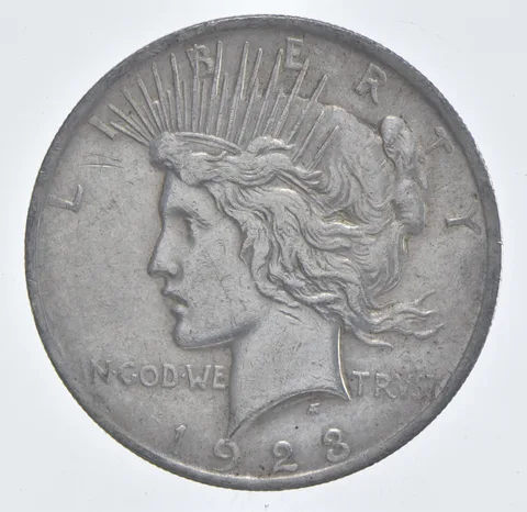 Better - 1923 Peace Silver Dollar - 90% US Coin *719