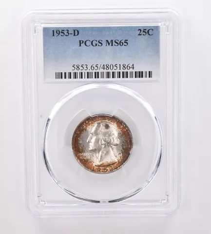 1953-D Washington Quarter MS65 PCGS Beautiful Tone *0000