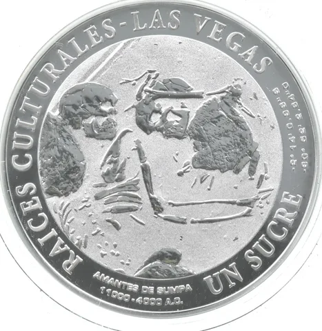 2015 Ecuador 1 Sucre Ibero-American Ser. X Cultural Commem. Silver Coin *9480