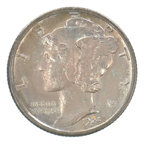 1924-S Mercury Dime Beautiful Tone *4149