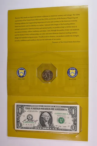 2009 $1 Dallas TX FRN Courtesy Signature Sacagawea 150th Anniversary BEP *1828