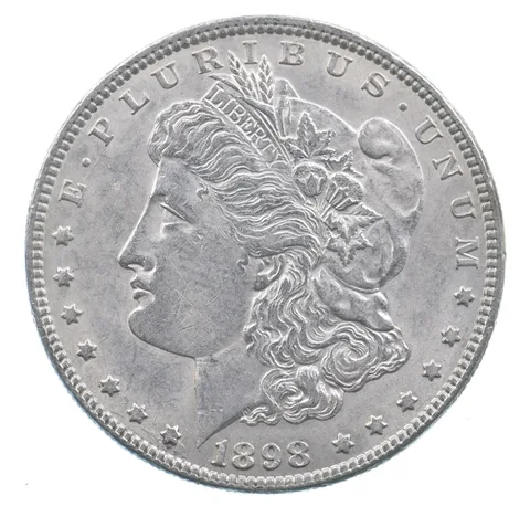 Better 1898 Morgan Silver Dollar - 90% US Coin - Nice Coin *601
