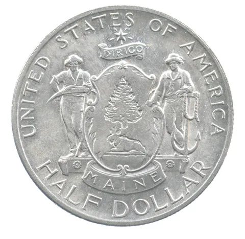 1920 Maine Commemorative Half Dollar a9431