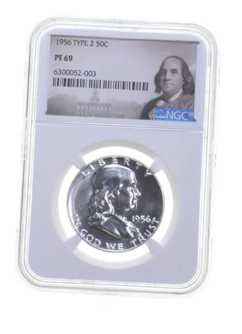 PF69 1956 Franklin Half Dollar - Type 2 - Graded NGC *6176