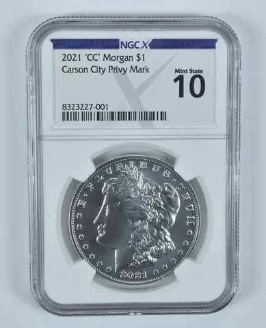 2021-CC Privy Morgan Silver Dollar Mint State 10 NGC X NGCX