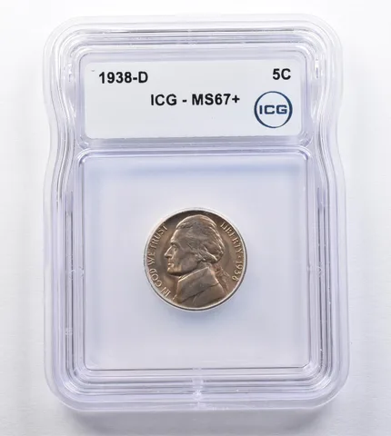 1938-D Jefferson Nickel MS67+ ICG *2039