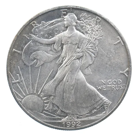 Better Date 1992 American Silver Eagle 1 Troy Oz .999 Fine Silver *593