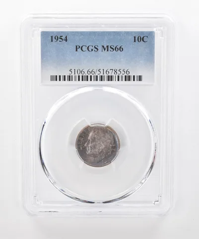 1954 Roosevelt Dime MS66 PCGS Beautiful Tone *1437
