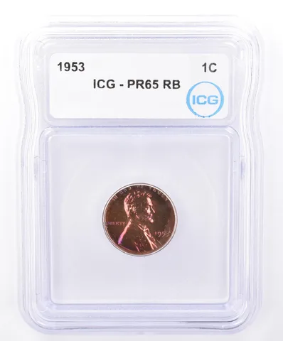 1953 Lincoln Wheat Cent PR65 RB ICG Beautiful Tone *9303