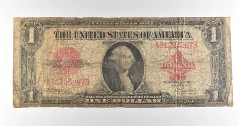 1923 $1 Legal Tender Red Seal Large Note Fr#40 *4680