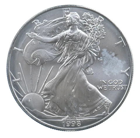 Better Date 1998 American Silver Eagle 1 Troy Oz .999 Fine Silver *720