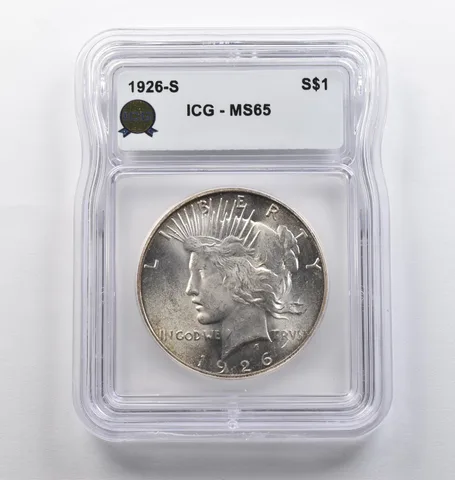 1926-S Peace Silver Dollar MS65 ICG *6978