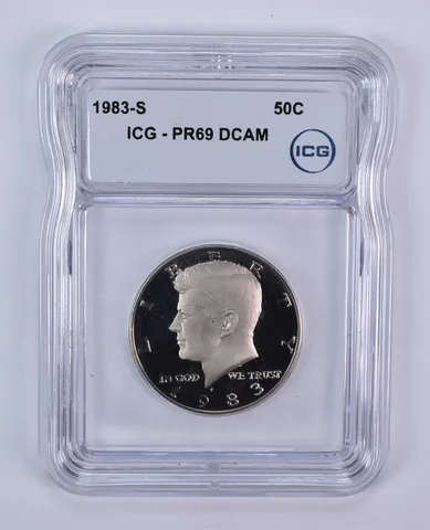 1983-S Kennedy Half Dollar PR69 DCAM ICG