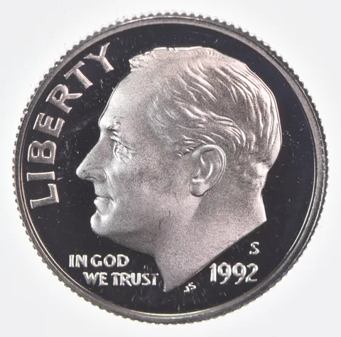 1992-S Roosevelt Dime Proof 90% Silver
