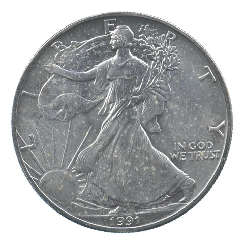 Better Date 1991 American Silver Eagle 1 Troy Oz .999 Fine Silver *550