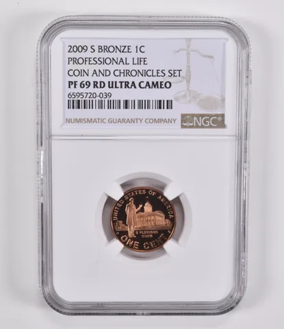 2009-S Lincoln Cent Professional Life Coin Chronicles Set PF69 RD NGC